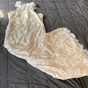 brand new white lace dress